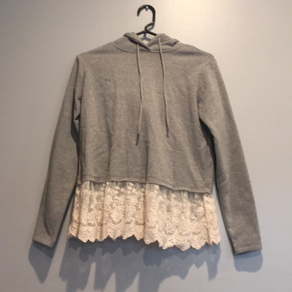 MACYS American Rag Heather Grey Sweater NWT
